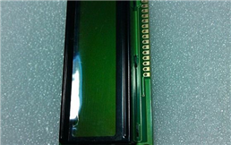 Yellow-green film 1602 dot matrix LCD